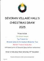 Devoran Village Hall's Christmas Draw 2025